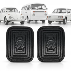 Capa de Pedal Borracha de Freio Embreagem para Fusca Kombi Variant Brasilia