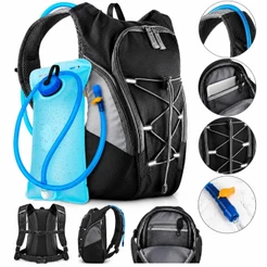 Mochila Multi função Hidratação bolsa silicone 02 Litros água, corrida, ciclismo, caminhada, trilha