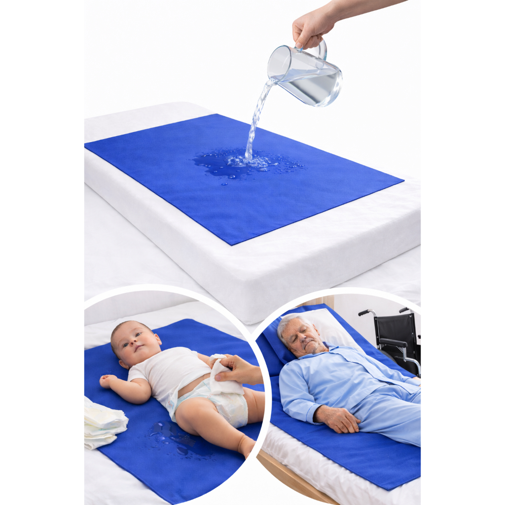 Trocador Impermeável Tipo Napa Bagum Adulto e Infantil, para Incontinência urinária em  Idoso, Criança, Cama, acamados