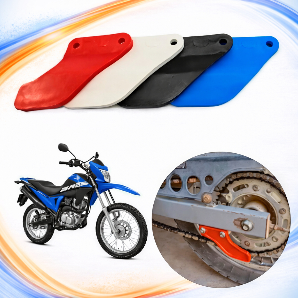 Protetor de corrente transmissão NXR Bros 125 150 160 / XRE 190 / XRE 300 / XR 200 / Saboneteira em Oferta na Shopee