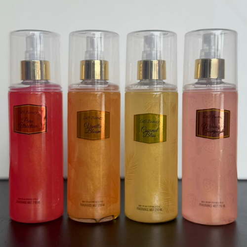 Kit 4 colonias body splash mais vendidos 250ml