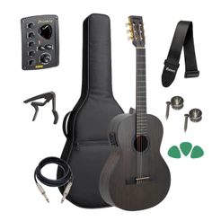 Violão Elétrico Strinberg Fs3c Nylon Tobacco Tos +acessorios