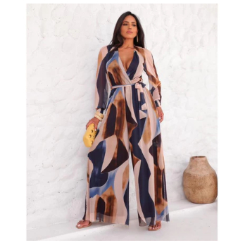 Macacão Longo Feminino Chique Caimento Impecável e Design Exclusivo em Oferta na Shopee