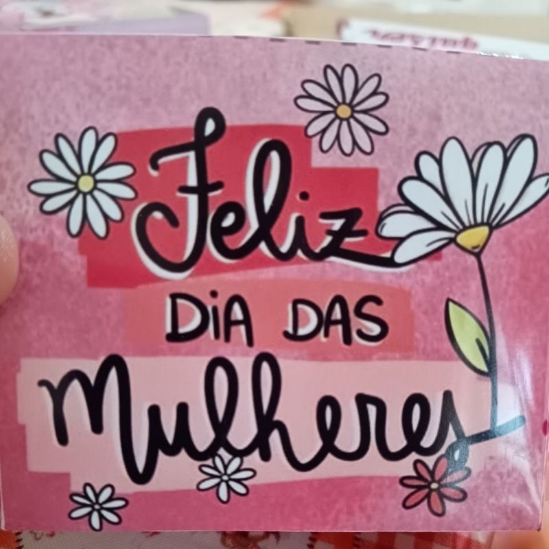 Caixa sabonete personalizada dia das mulheres, sabonete, chocolate lembrancinha
