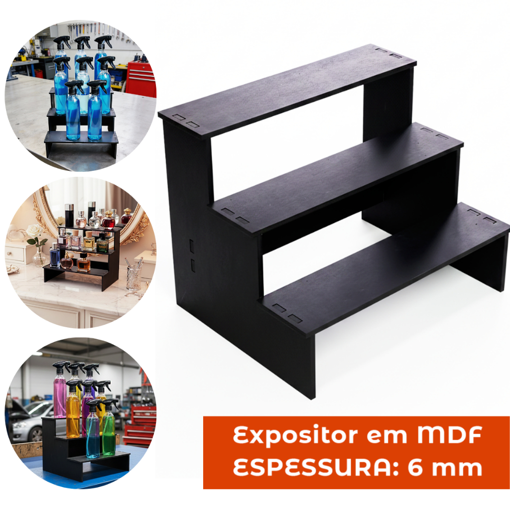 Suporte Expositor Display MDF de Vendas Vonixx para Loja Vitrine Balcão
