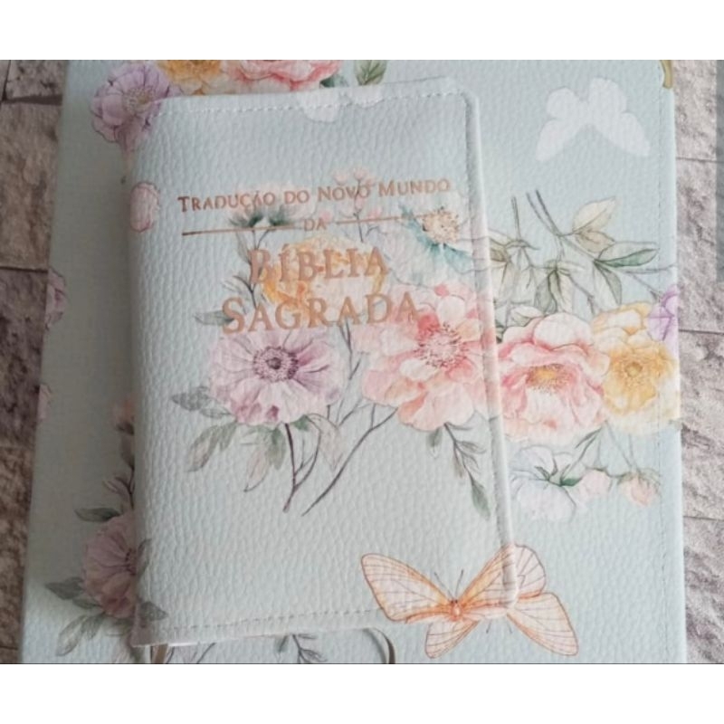 Capa de Bíblia Jardim tradução do novo mundo jw ministério em Oferta na Shopee