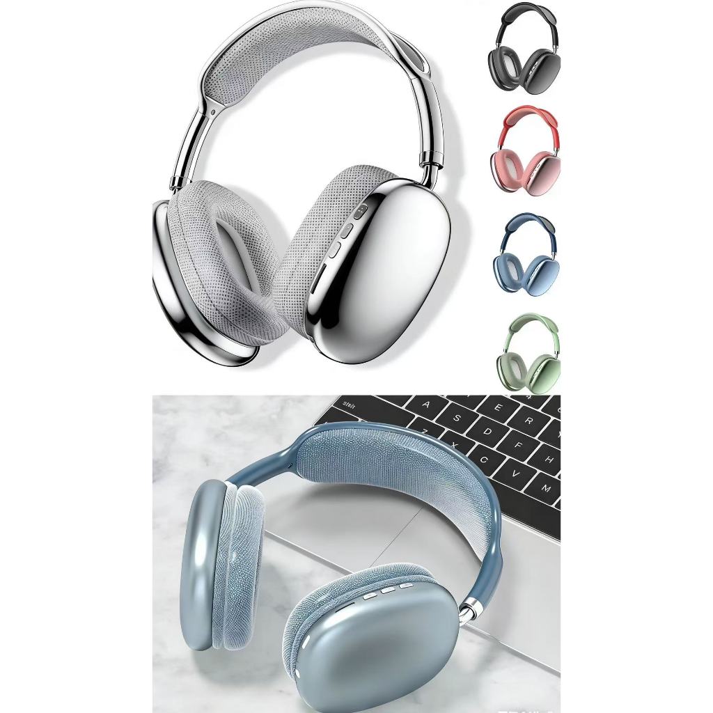 Fone de Ouvido Bluetooth P9 Premium Sem Fio Over-Ear Com Microfone em Oferta na Shopee