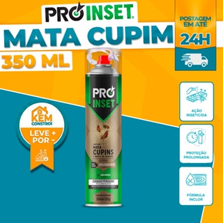 Spray Mata Cupim Incolor ProInsect 350ml com Bico Injetor Ação Prolongada Não Mancha em Oferta na Shopee