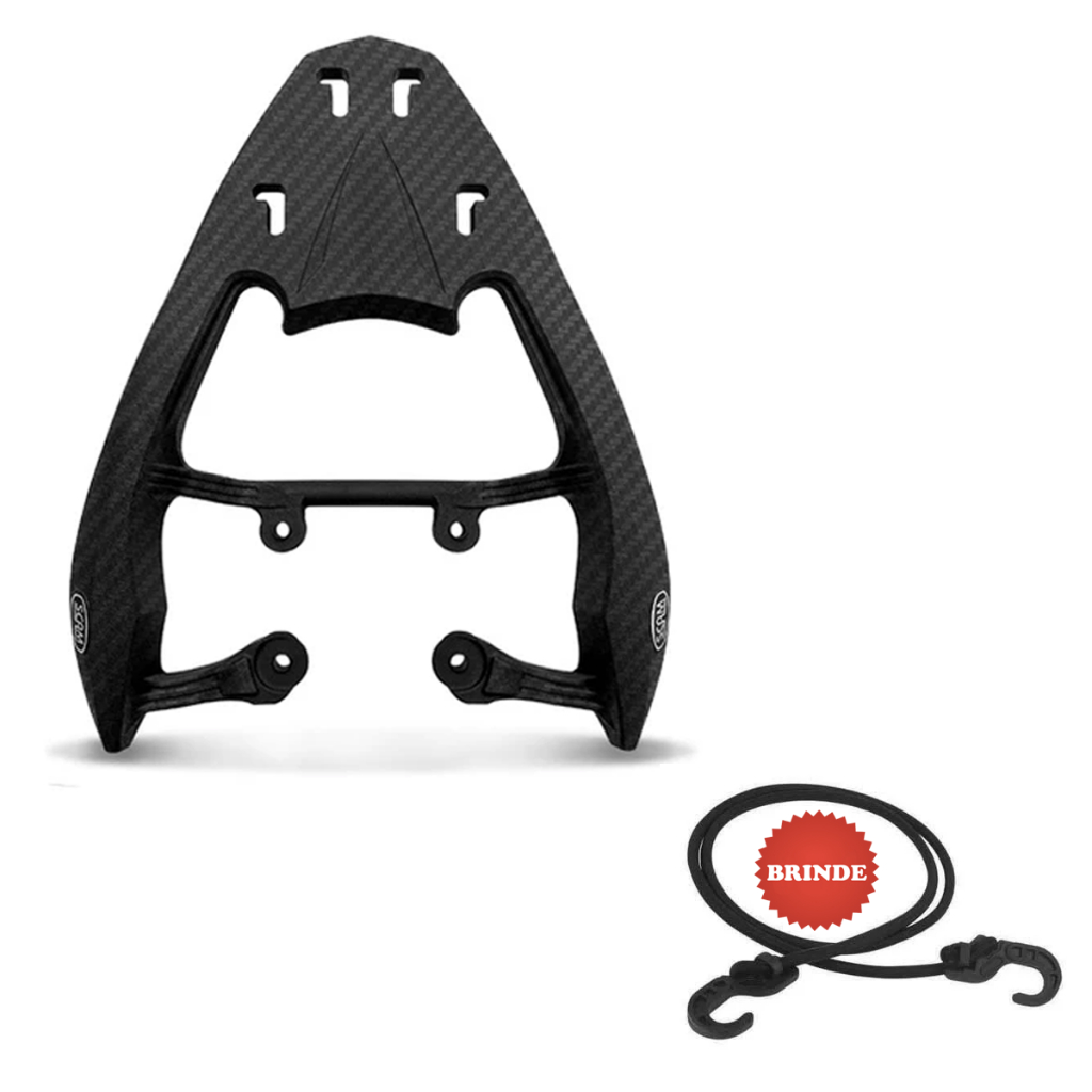 Suporte Bau Bagageiro Fiber Force Cg Fan Start 125 150 160 ( NÃO SERVE TITAN ) Ano 2014 a 2024 Original Scam + Brinde em Oferta na Shopee