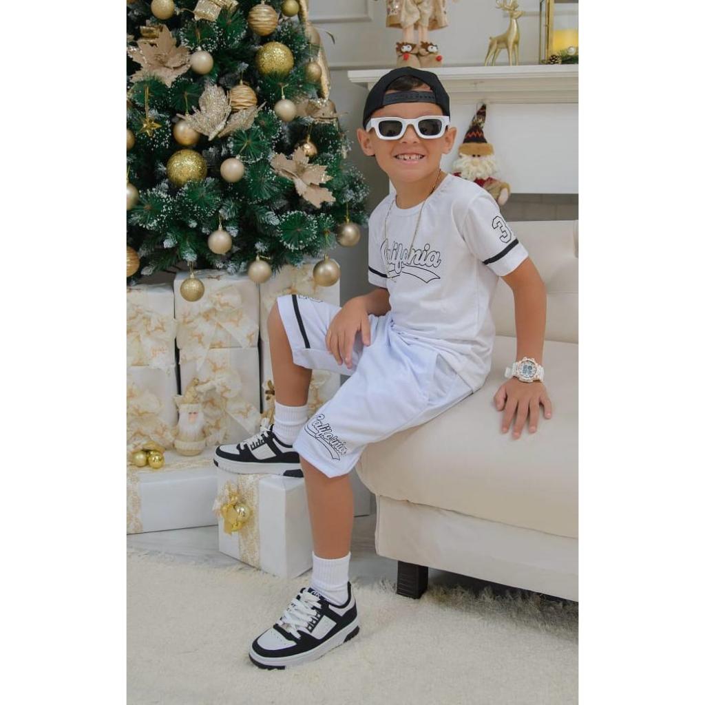 conjunto infantil masculino de mauricinho menino do 2 ao 12 estiloso juvenil