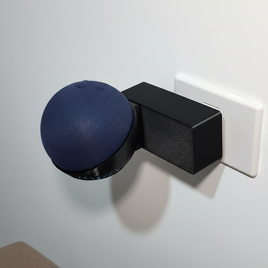 Suporte Alexa para Tomada em Vertical Echo Dot 4/5