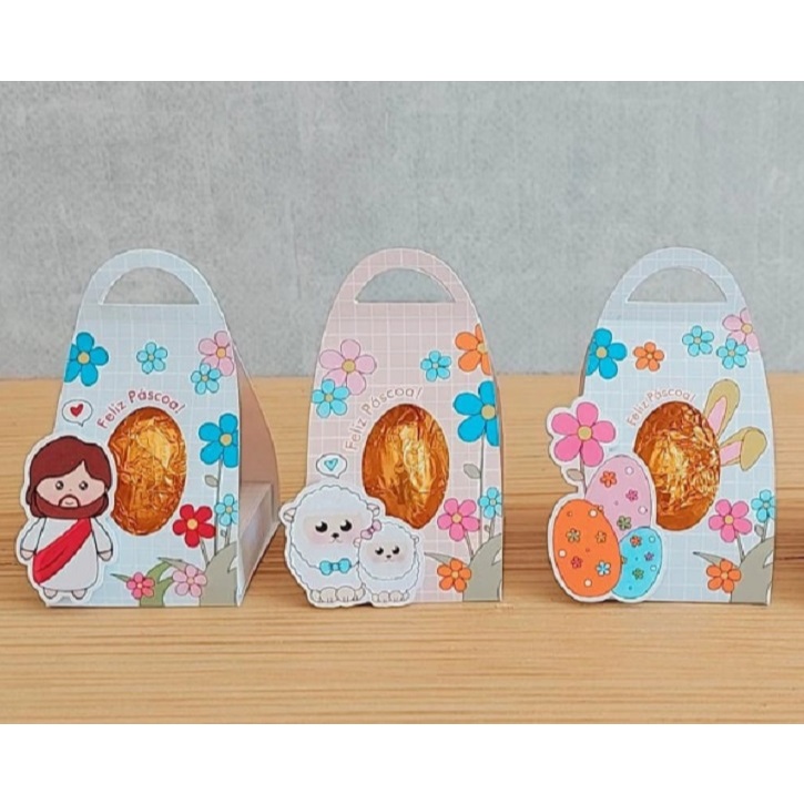 Porta Ovinhos de Páscoa Personalizado - 10 Unidades