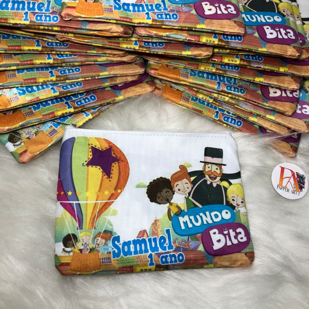kit lembracinha infatil necessaire personalizada  festa eventos aniversario