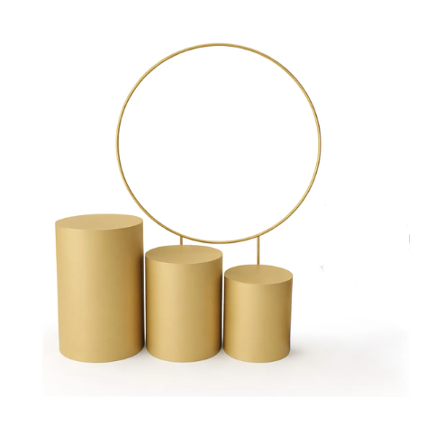 Kit Pegue Monte Trio Cilindro MDF com Arco Painel Redondo 1,5m Desmontável para Festas Aniversário em Oferta na Shopee