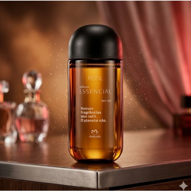 Refil Desodorante Perfume Essencial Oud Feminino 100 ml