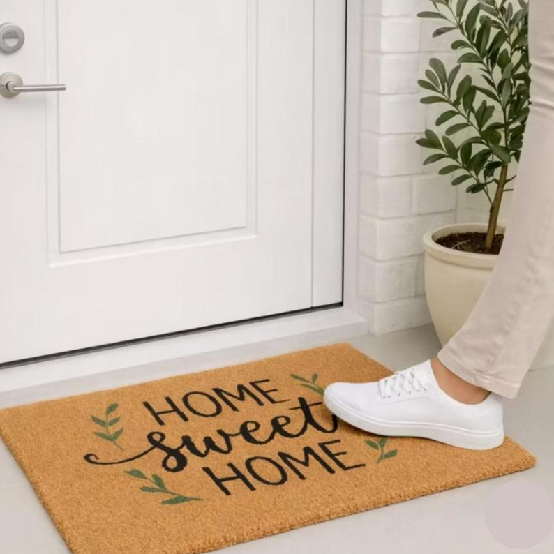 Tapete Capacho Porta Entrada Antiderrapante Casa Escritório 60x33cm Premium em Oferta na Shopee