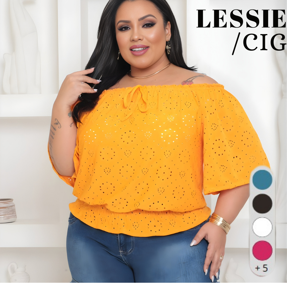 Blusa Feminina Plus Size Ciganinha Ombro a Ombro Tomara que Caia Cropet Cigana Verao 48 50 52 GG G1