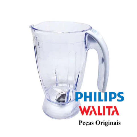 Copo Original Liqfaz Liqstar Philips Walita S/ Trava de segurança Liquidificador RI1764, RI1784, RI7743, ri1774