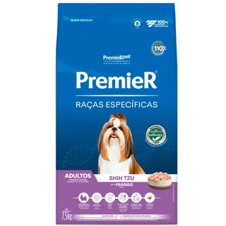 Ração Premier Raças Específicas Cães Adultos Shih Tzu Frango 7,5kg