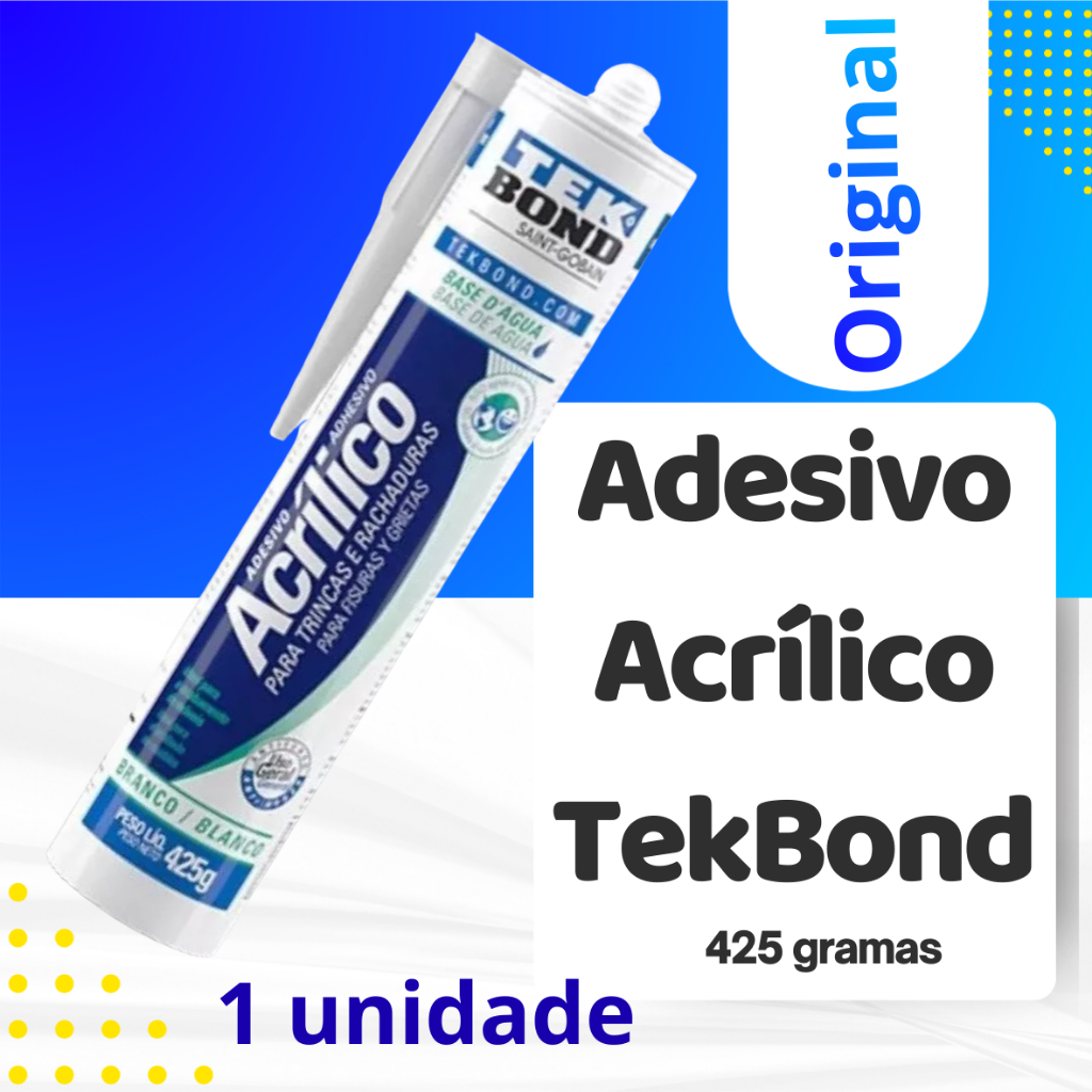 Cola para Molduras e Sancas de EPS TekBond - Original - Envio Imediato em Oferta na Shopee