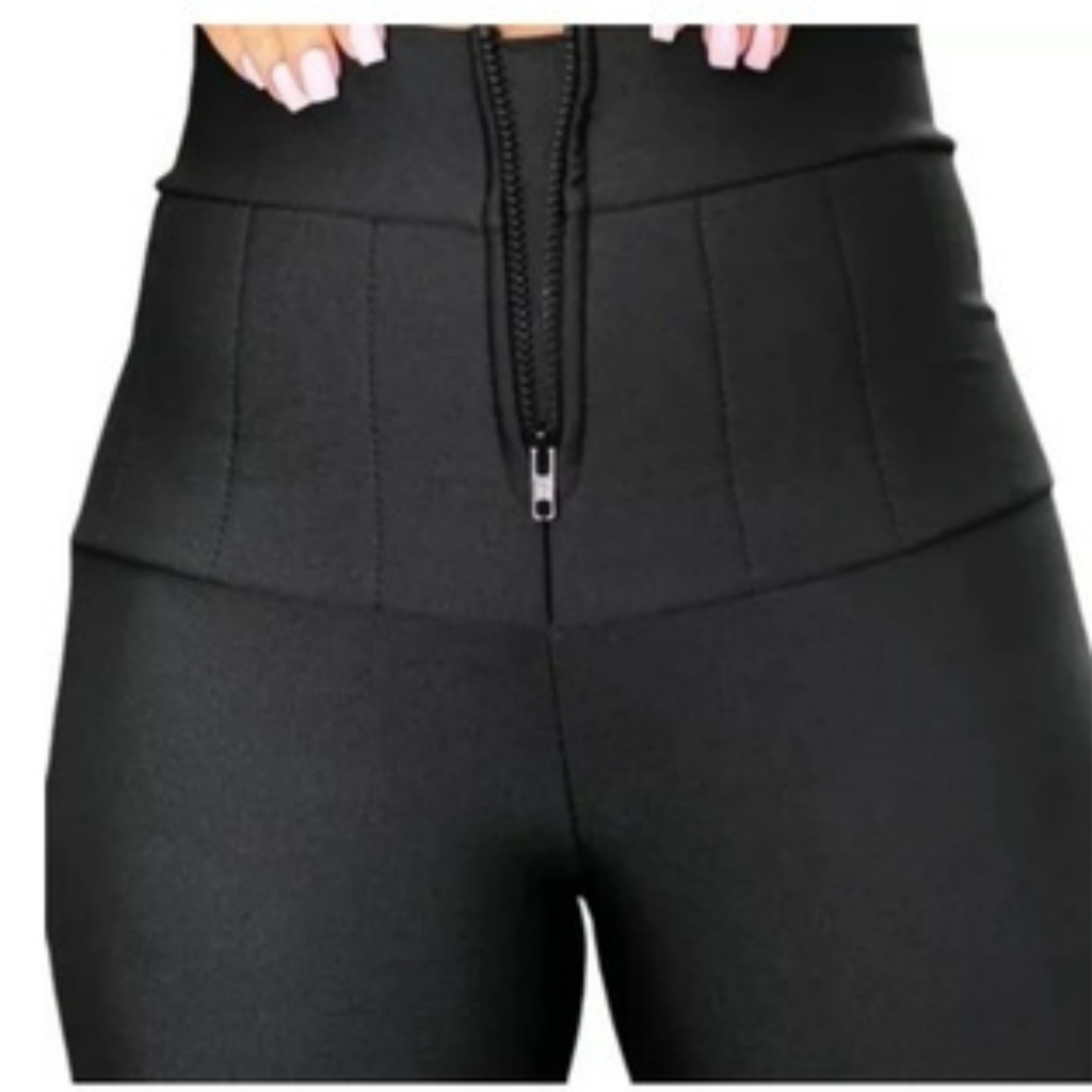 Calça Lipo Super Tecido Suplex Power Legging Modeladora PP ao Plus Size