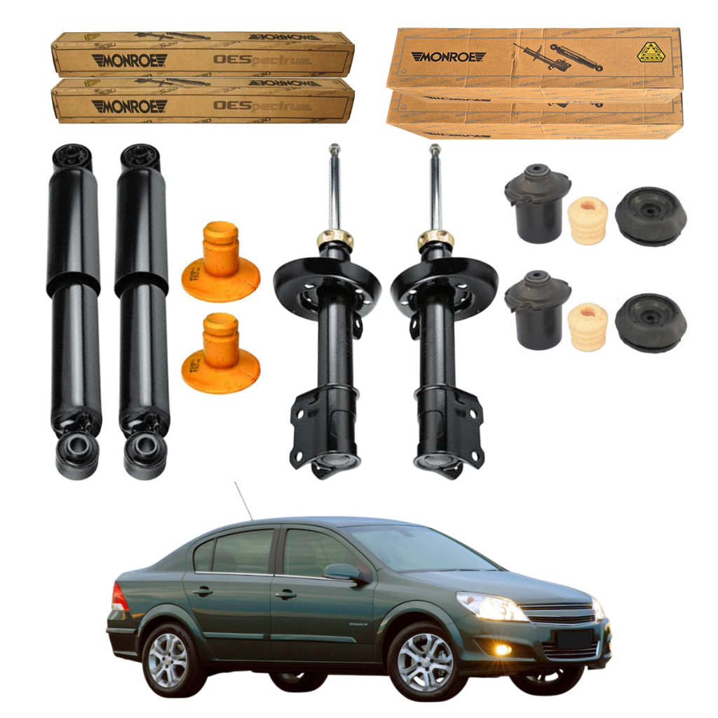 KIT 4 AMORTECEDOR VECTRA 2006 A 2011 MONROE + KIT