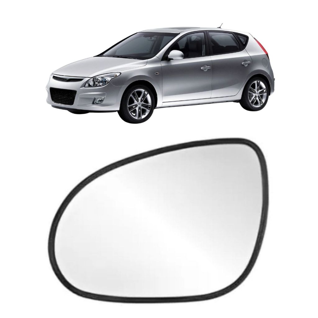 Imagem Lente Retrovisor Convexo Hyundai I30 2009 a 2012 Sem Base
