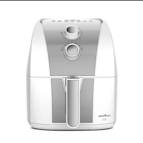 Air Fryer Britânia 5,5L Antiaderente 1500W BAF52 220V Revestimento Cerâmica REDSTONE