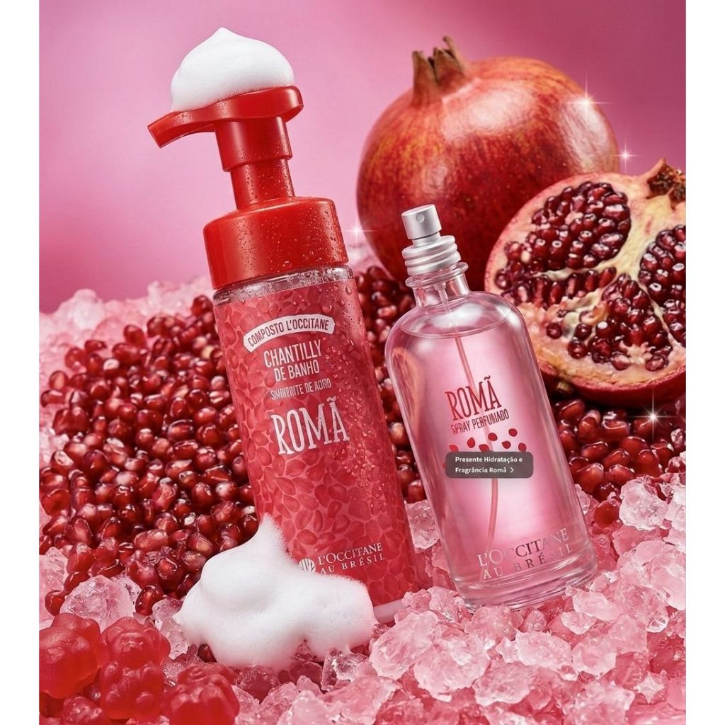 Kit L’Occitane Romã + Brindes 🎁 em Oferta na Shopee