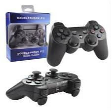 Controle Joystick PS3 Sem Fio - Preto, Bluetooth, Vibração Intensa