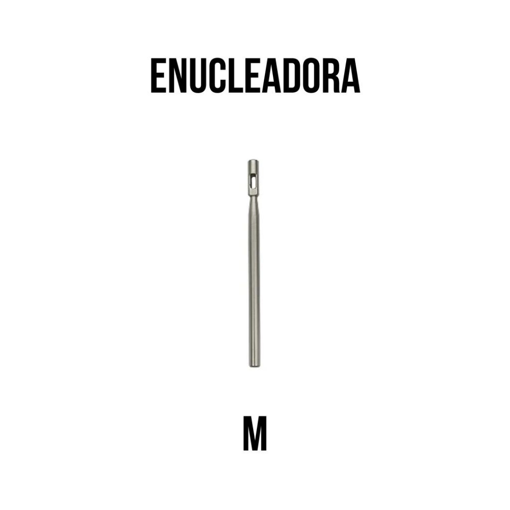 Kit Enucleadora 3 Peças P M G Aço Inox para Calos com Núcleo Podologia Autoclavável — imagem 2 de 2