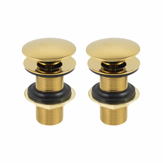 Kit 2 Válvulas Click Lavabo 7/8 Luxo Dourada Gold Inteligente Inox Banheiro em Oferta na Shopee
