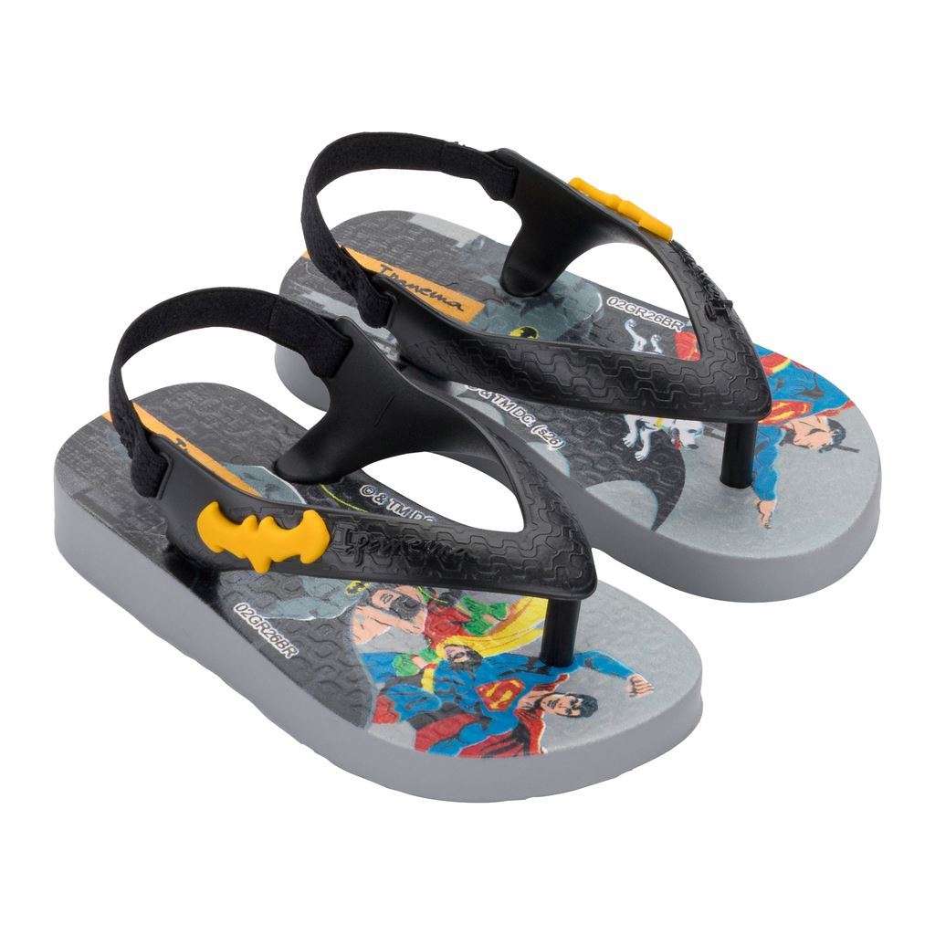 Chinelo Baby Ipanema Masculino Liga da Justiça - Batman - Original