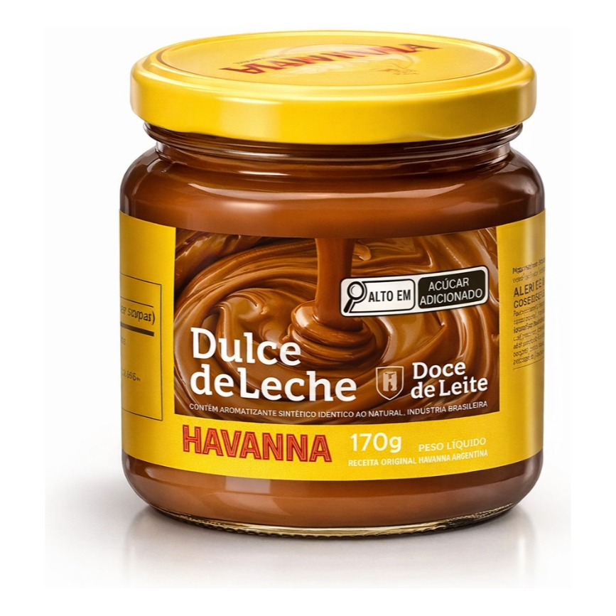 Doce De Leite Cremoso Pote 170g Receita Argentina Havanna