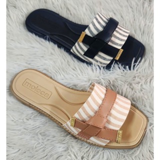 Sandália Chinelo Rasteira / Rasteirinha Moleca Feminino Slide 5494.220 Confortável Laço em Oferta na Shopee