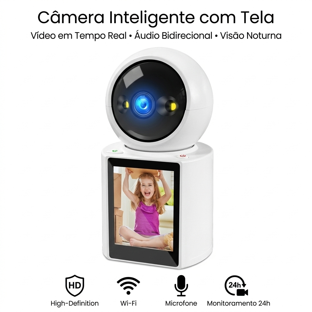 Câmera Interna Profissional ICSEE | Resolução Ultra HD 6K | Ideal para Segurança e Comunicações Videoconferenciais