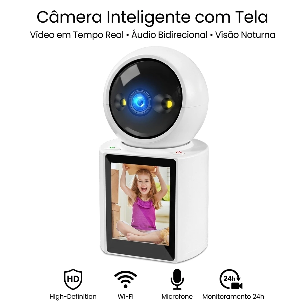 Câmera Interna Profissional ICSEE | Resolução Ultra HD 6K | Ideal para Segurança e Comunicações Videoconferenciais