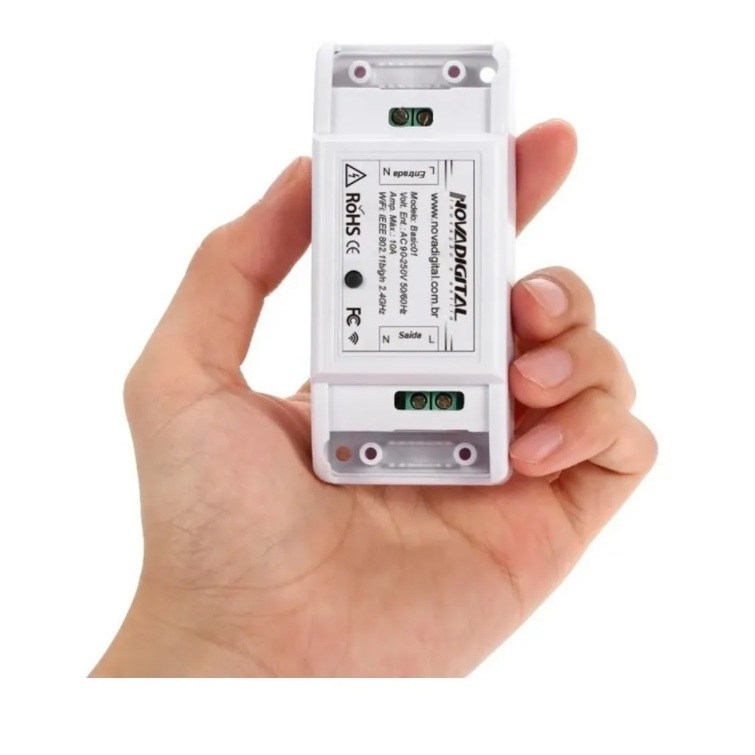 Interruptor Rele Basic Inteligente App Nova Digital Wifi Automação Residencial
