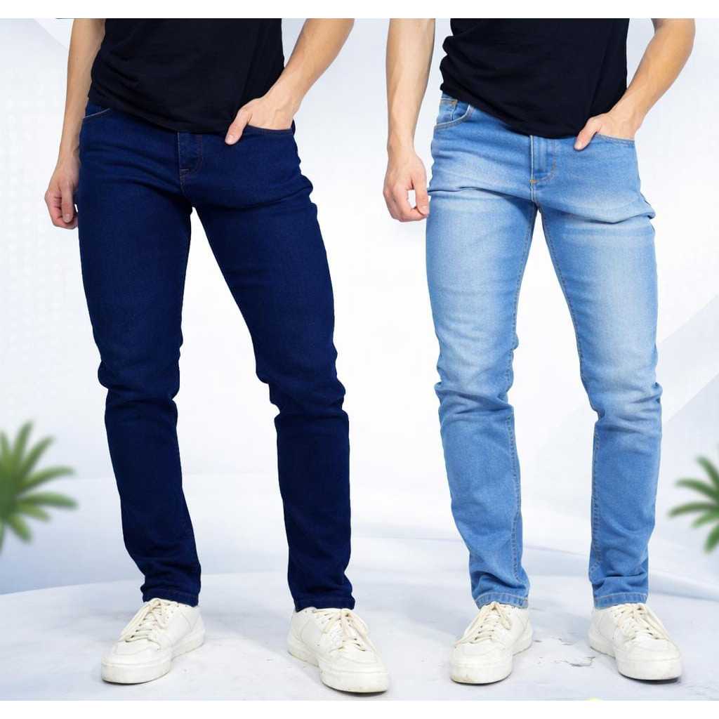Kit Calça Jeans Masculina Slim Fit com Elastano Linha Premium