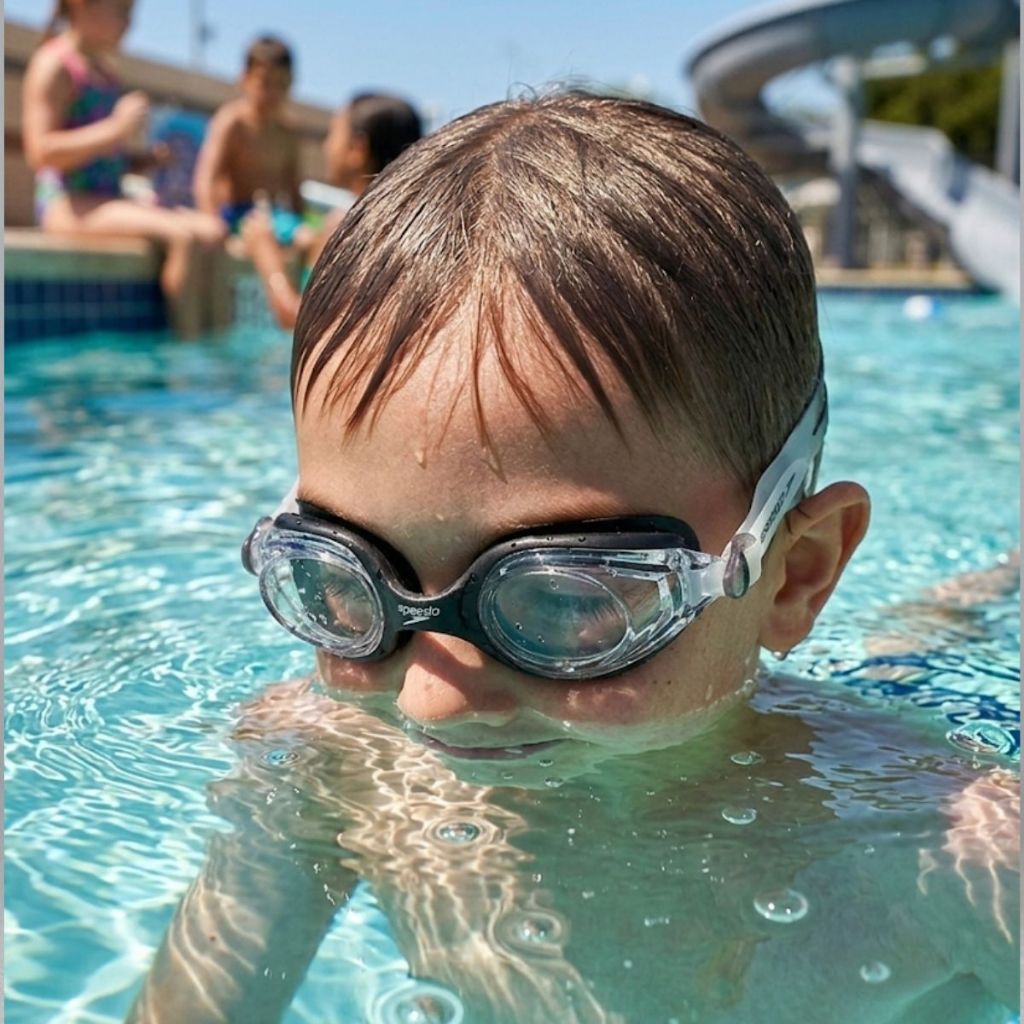 Óculos de Natação Infantil Speedo Junior Olympic Ajuste Confortável Piscina Original
 em Oferta na Shopee