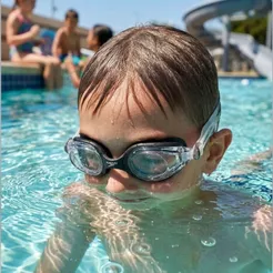 Óculos de Natação Infantil Speedo Junior Olympic Ajuste Confortável Piscina Original