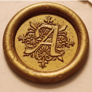 Lacres de Cera Letras Alfabeto com adesivo dupla face Iniciais para Convite Casamento Envelope em Oferta na Shopee