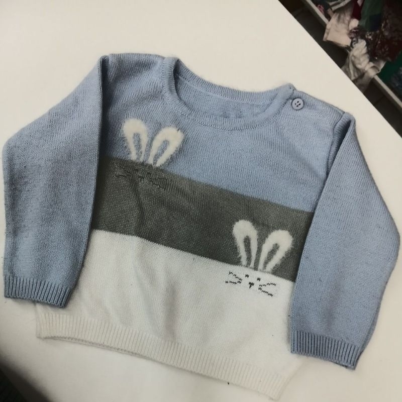 Casaquinho Bebê infantil em tricot Menino Semi novo