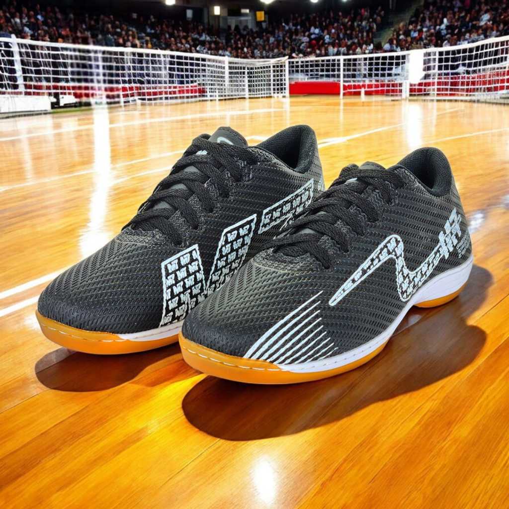 Chuteira Futsal Futebol de Salão Antiderrapante Leve Confortável Quadra 33 ao 43
