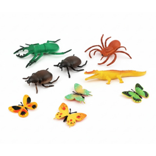 Kit Animais Insetos de Borracha Brinquedo Infantil 99 Toys em Oferta na Shopee