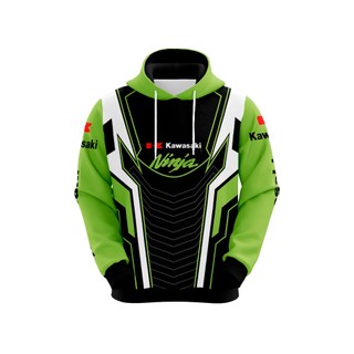 Blusa De Moletom Moto Kawasaki Motoqueiro Corrida Racing