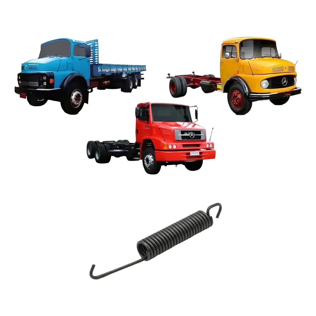 Mola Retorno Patim Freio Traseiro Mercedes 1313 1518 1620