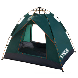 Barraca de Acampamento a Prova d'água,Barraca Camping Automático 3-4 Pessoas 210*210*138cm EVOX em Oferta na Shopee