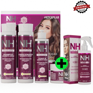 Kit Capilar New Hair BELKIT – 5 itens | Combo com Kit Capilar + Spray Reconstrução NH em Oferta na Shopee