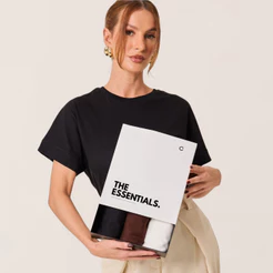 Kit 3 T-Shirts Oversized Classic Algodão Cléa Store